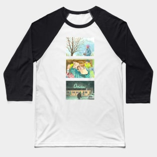 Spring Day BTS Watercolor Set Baseball T-Shirt